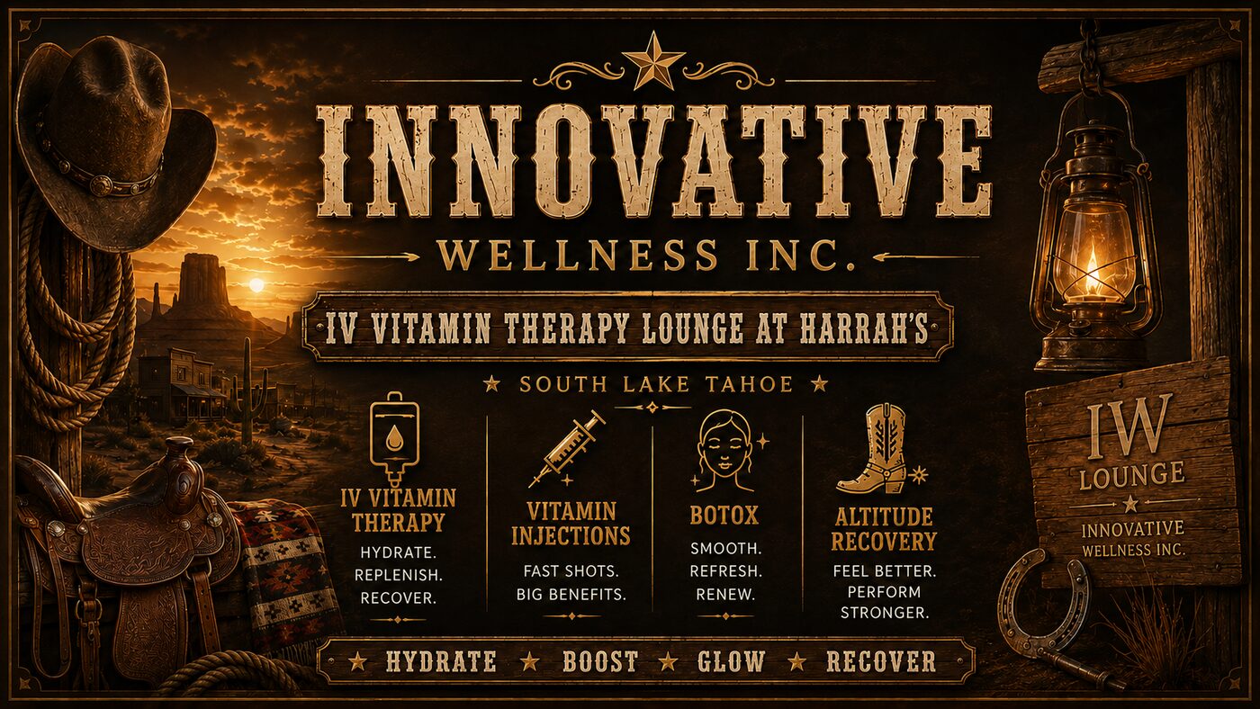 Innovative Wellness Inc. IV Vitamin Therapy Lounge at Harrah's, South Lake Tahoe